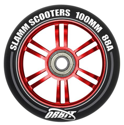 Slamm 100mm ORBIT Alloy Core Wheels Red